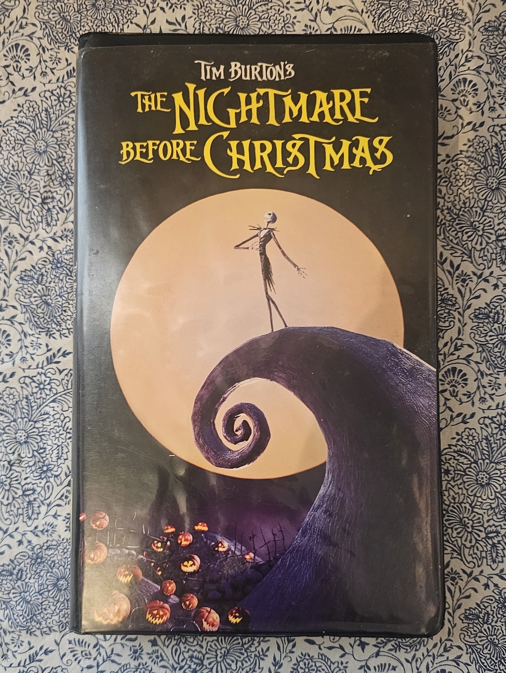 Tim Burtons The Nightmare Before Christmas VHS Tape 1993 Jack Skeleton VNTG